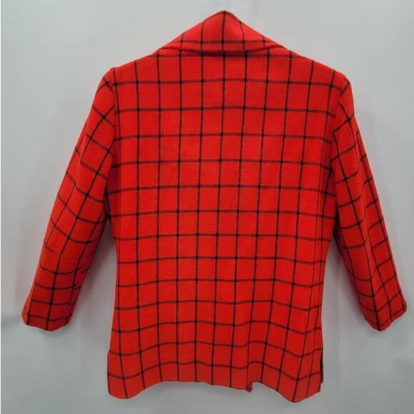 HPFrank Lee Vintage 70s plaid Double Breasted Woman's Blazer Jacket - Picture 3 of 13